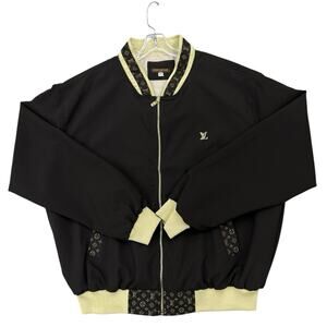 Dapper Dan VTG Authentic 90s Choc Brown Bomber Jacket SZ 3X
